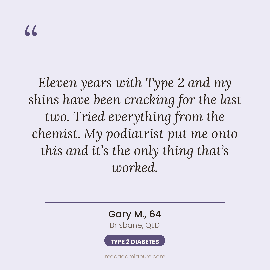 Gary M., 64 - Type 2 diabetes